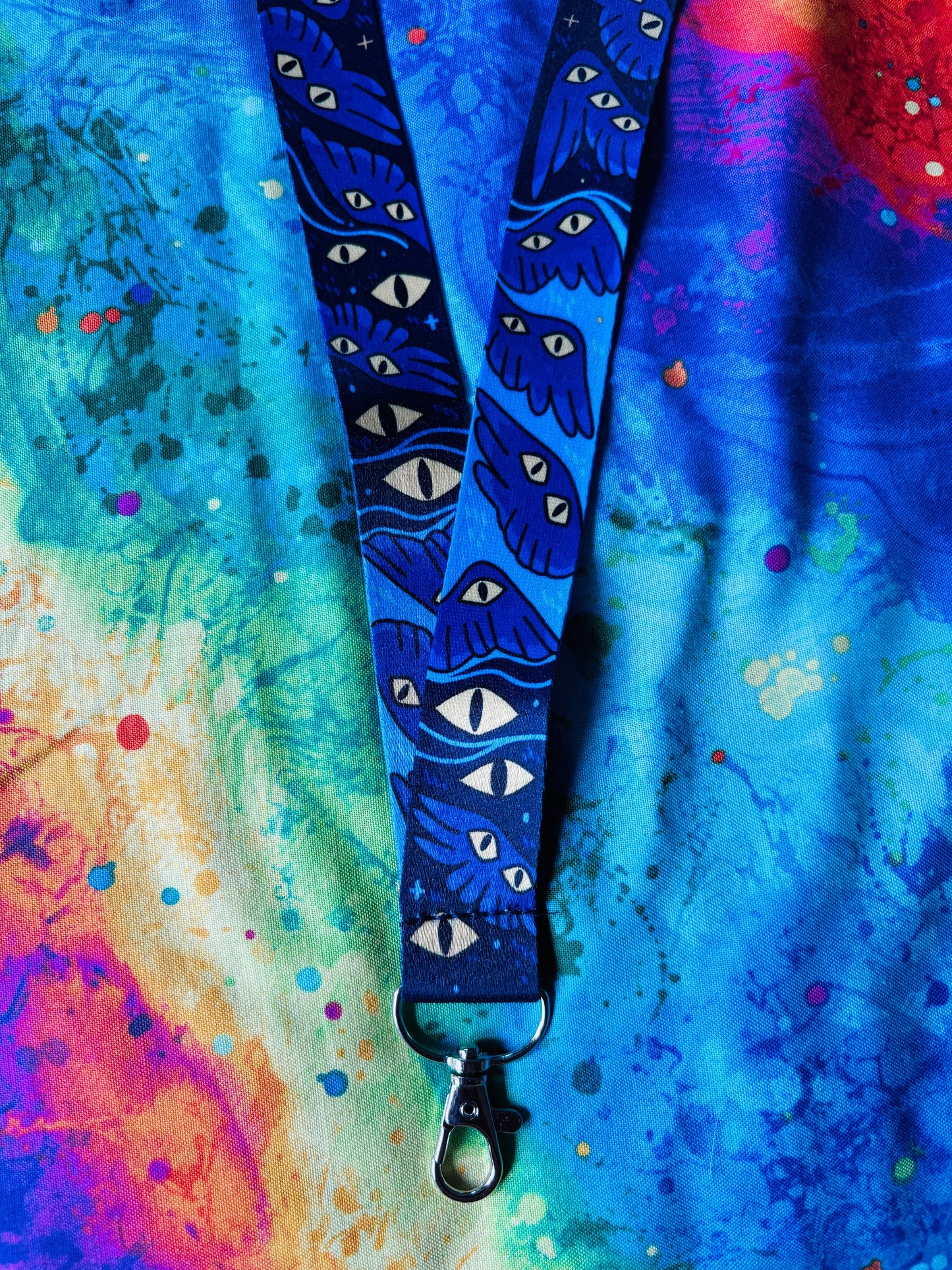 Blue Wings Lanyard