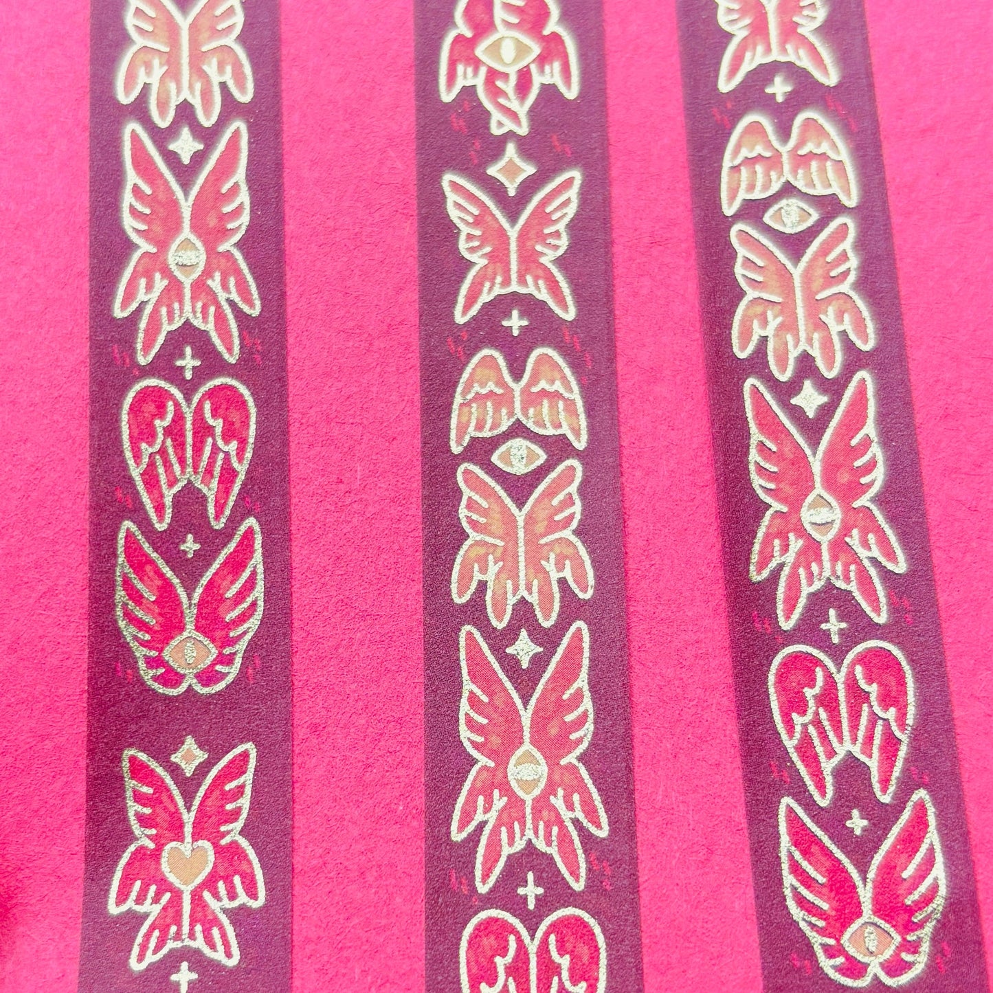 Red Seraphim Gold Foil Washi Tape