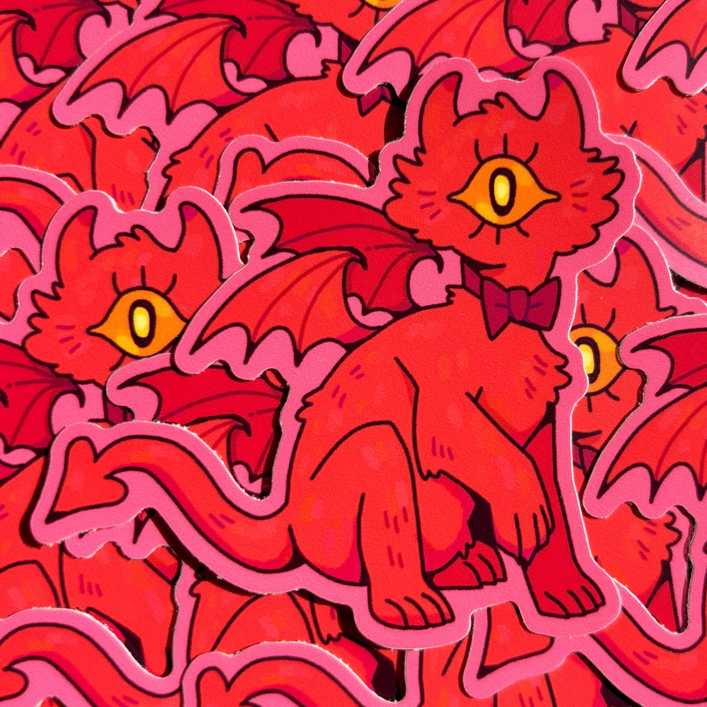 Cat Demon Sticker