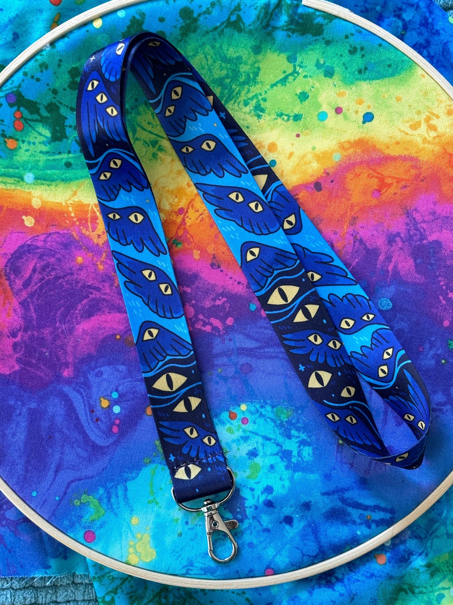 Blue Wings Lanyard