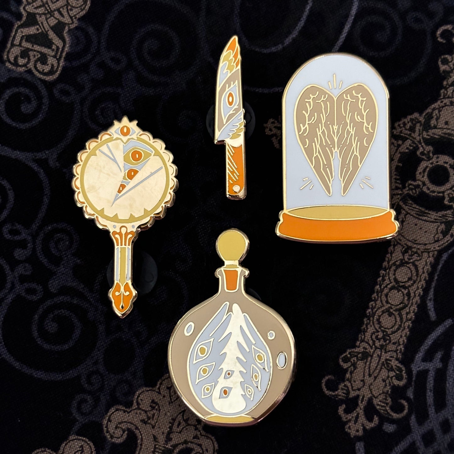 Angel Curiosities Pins