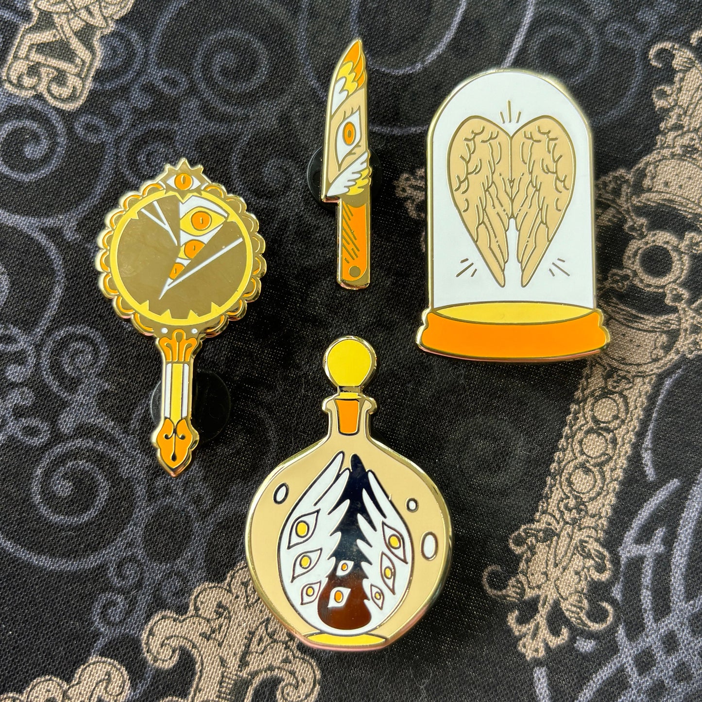 Angel Curiosities Pins