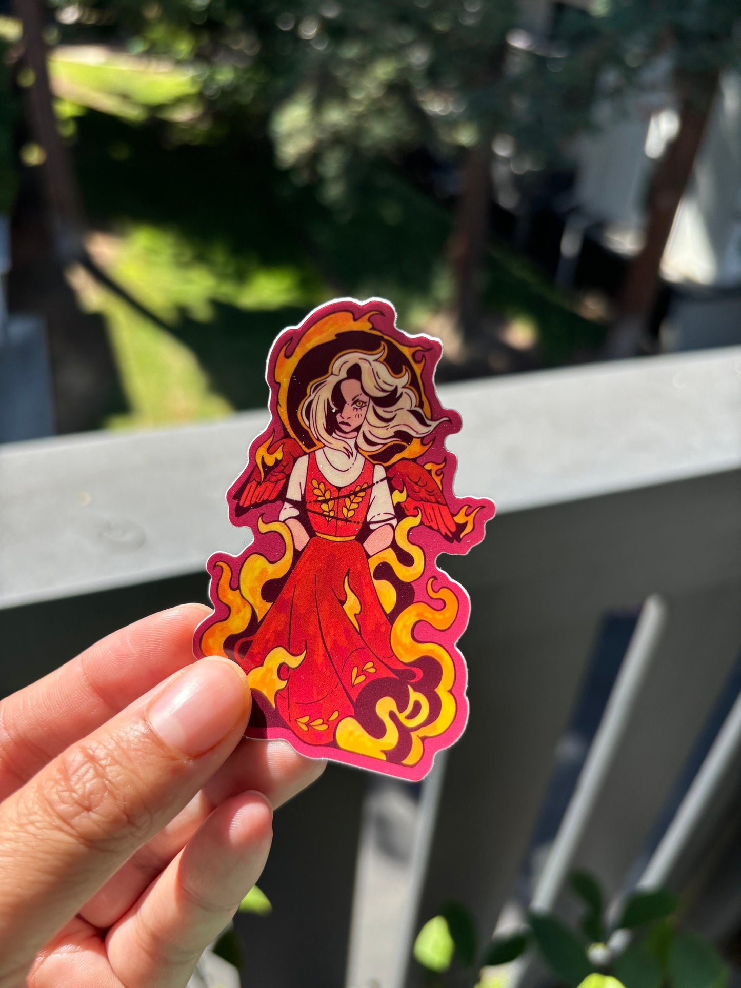 Burned at Stake Sticker