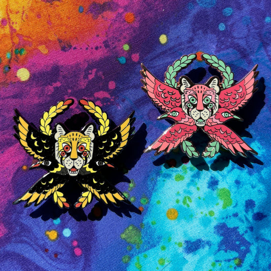 American Cheetah Angel Pins