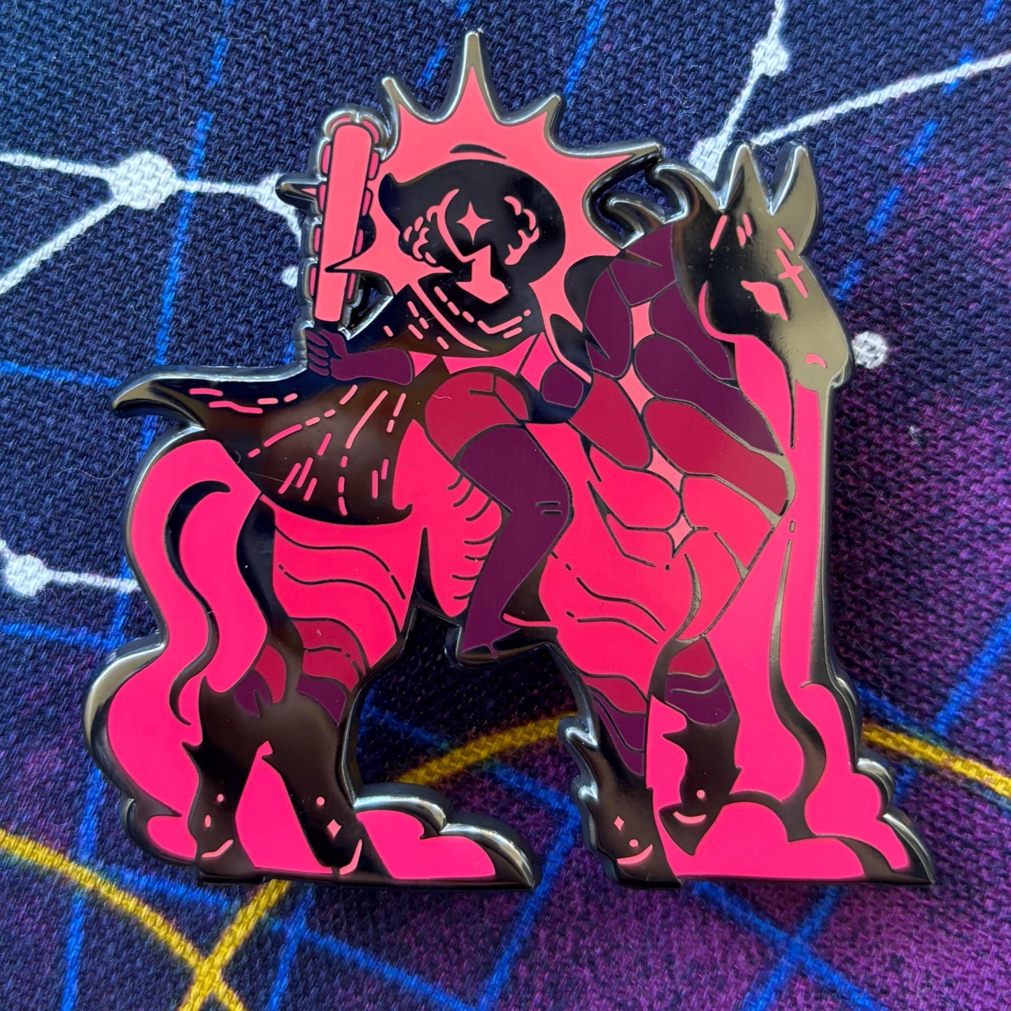 Red Horseman Pin