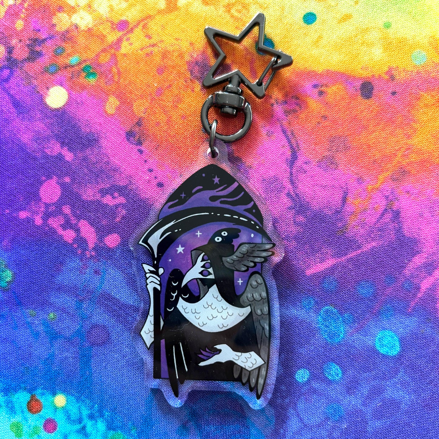 Asexual Angel Keychain - Alternate Design